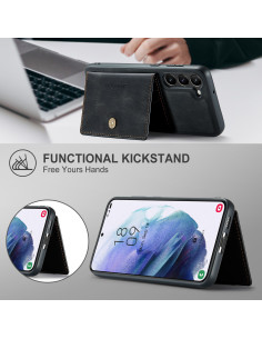 Samsung S23 Plus Stöttåligt Skal med Magnetisk Korthållare JeeHood 2