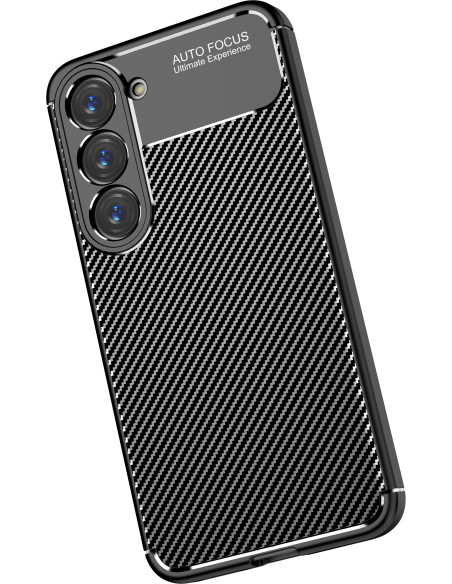 Samsung S23 Stöttåligt Slimmat Skal FullCarbon V4