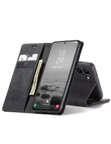 Samsung S23 Plus Elegant Flipfodral CaseMe 3-FACK