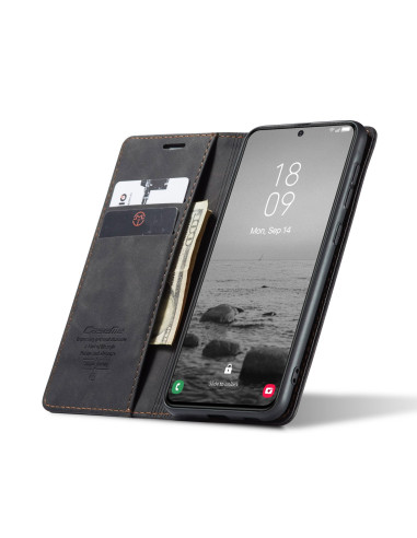 Samsung S23 Plus Elegant Flipfodral CaseMe 3-FACK