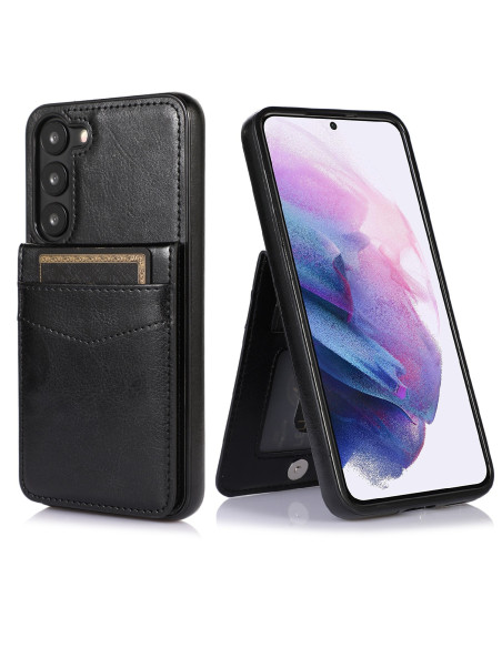 Samsung S23 Plus Mobilskal Korthållare 5-FACK Retro V3
