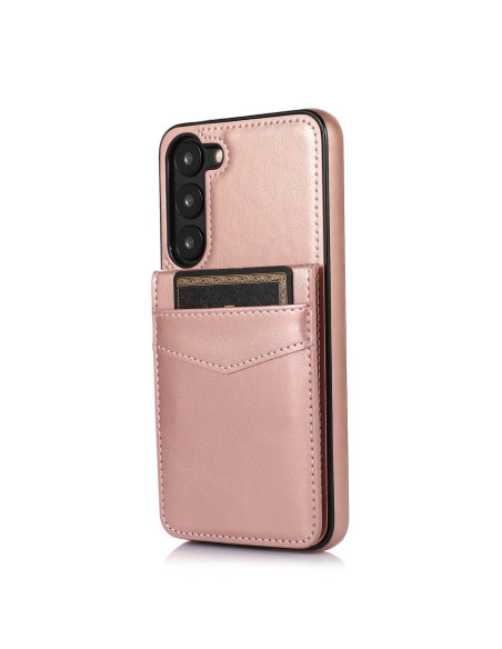 Samsung S23 Plus Mobilskal Korthållare 5-FACK Retro V3
