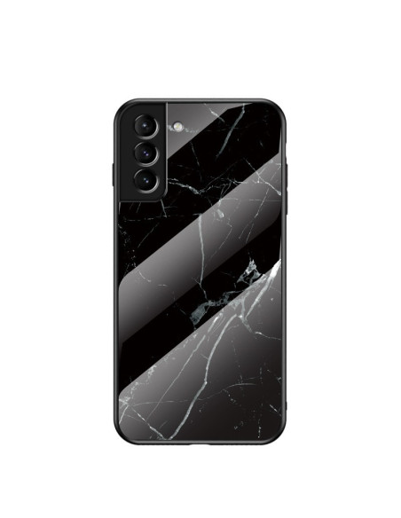 Samsung S23 Plus Marmorskal 9H Härdat Glas Baksida Glassback V2
