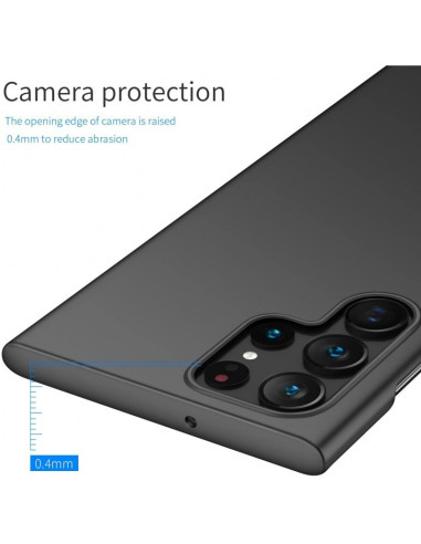 Samsung S23 Ultra Tunt Mattsvart Skal Basic V2