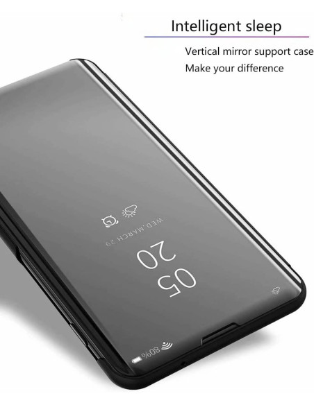 Samsung S22 Flipfodral Clear View Standing V2 Rocket