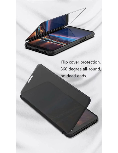 Samsung S22 Plus Flipfodral Clear View Standing V2 Rocket