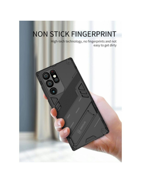 Samsung S23 Ultra Stöttåligt Skal med Kickstand ThinArmor V2