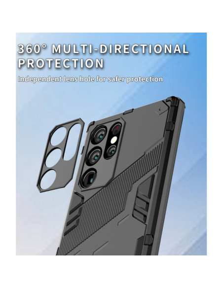 Samsung S23 Ultra Stöttåligt Skal med Kickstand ThinArmor V2