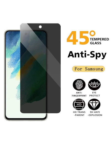 Samsung S23 Plus Privacy Härdat glas 0.26mm 2.5D 9H