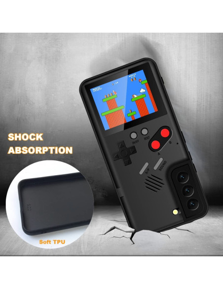 Samsung S21 Plus Klassisk Gameboy Skal Färgskärm | 36st Små Spel