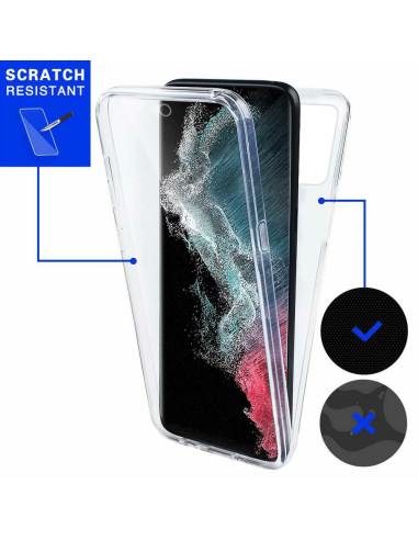360° Heltäckande &amp; Stötdämpande Skal Samsung S22 Ultra