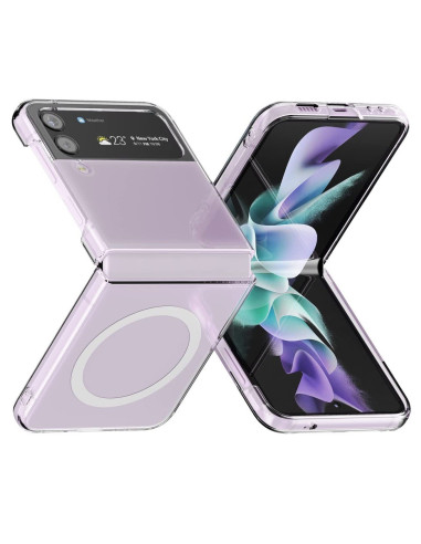 Samsung Z Flip 3 Transparent Stötdämpande Skal MagSafe-Kompatibelt
