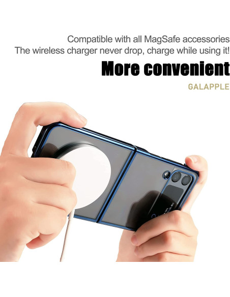 Samsung Z Flip 3 Transparent Stötdämpande Skal MagSafe-Kompatibelt