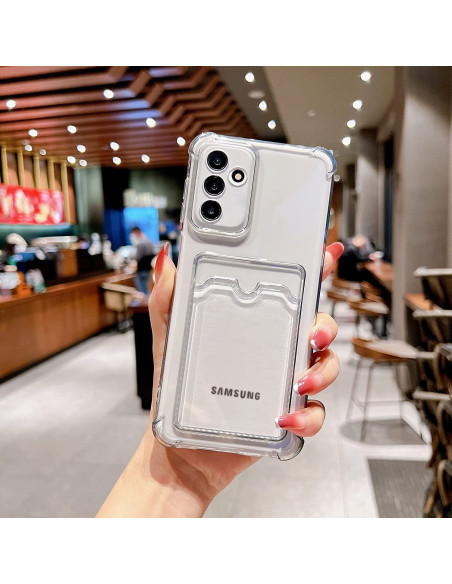 Stöttåligt Skal med Kortfack Förstärkta Hörn Samsung A34 5G