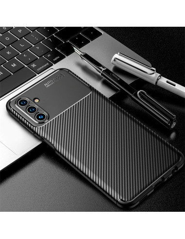 Samsung A34 5G Stöttåligt Slimmat Skal FullCarbon V4
