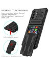 Samsung A34 5G Stöttåligt Skal Kickstand &amp; Kortfack ThinArmor V3