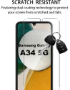 2-PACK Samsung A34 5G Härdat glas 0.26mm 2.5D 9H