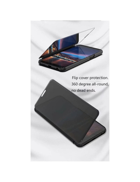 Samsung A34 5G Flipfodral öppet med stående visning av skärmen
