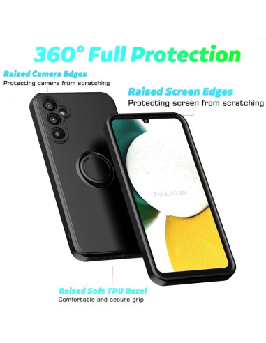 Samsung A13 5G / A04s Stöttåligt Skal med Ringhållare CamShield