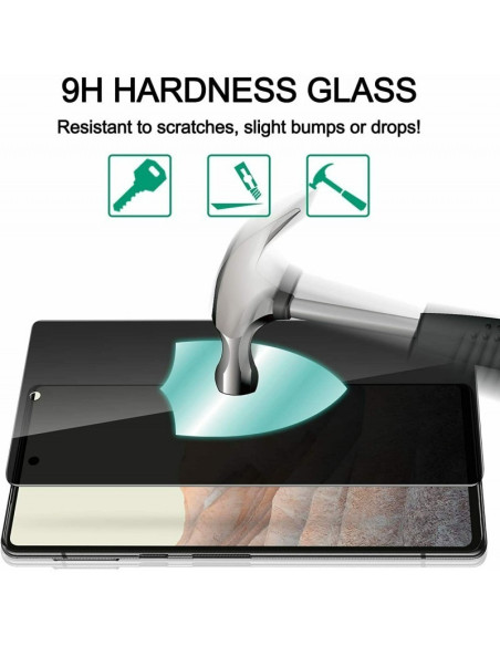 Google Pixel 7a Privacy Härdat glas 0.26mm 3D 9H