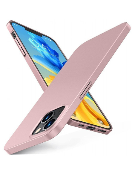 Mattsvart iPhone 11-skal visat från en vinkel för att framhäva dess tunna profil