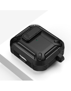 Airpods Pro 2 X-Carbo Stöttåligt Skal med Karbinhake Nordcell™