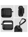 Airpods 3 X-Carbo Stöttåligt Skal med Karbinhake Nordcell™
