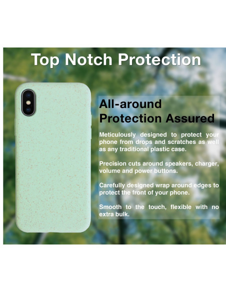 iPhone XS Max Stöttåligt Ekovänligt Mobilskal NordCell™