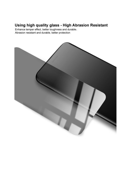 Xperia 10 IV Privacy Härdat glas 0.26mm 3D 9H