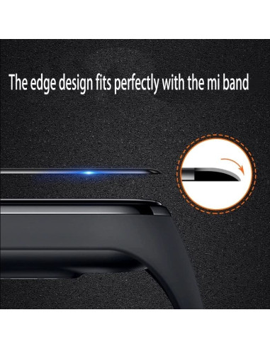 2-PACK Xiaomi Mi Band 7 / 7 NFC FullFrame 3D Härdat Glas 0.2mm 9H