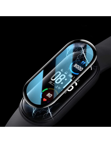 2-PACK Xiaomi Mi Band 7 / 7 NFC FullFrame 3D Härdat Glas 0.2mm 9H