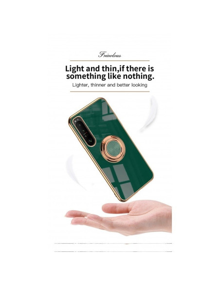 Xperia 10 V Elegant &amp; Stöttåligt Skal med Ringhållare Flawless