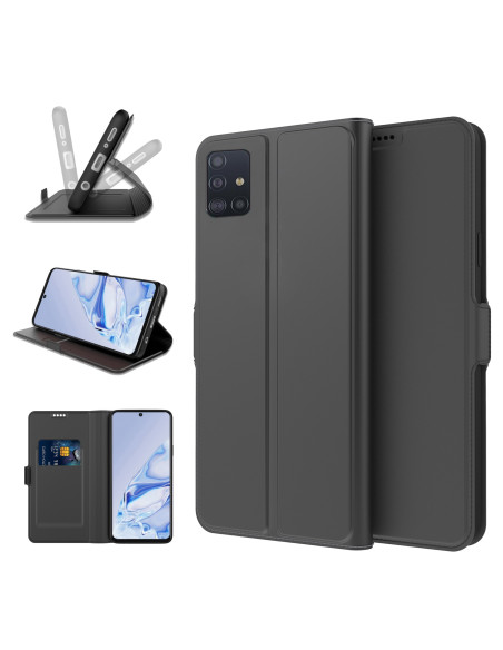 Samsung A51 4G Flipfodral Skin Pro V2 med Kortfack