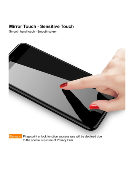 Xiaomi Redmi Note 12 Privacy Härdat glas 0.26mm 3D 9H