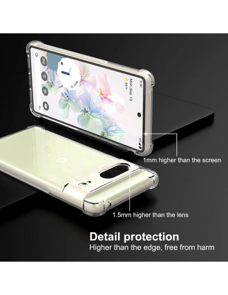 Google Pixel 8 Stöttåligt Skal med Förstärkta Hörn