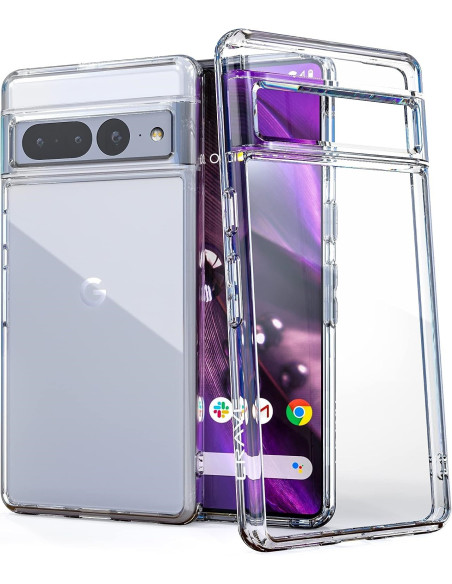 Google Pixel 8 Pro Stöttåligt Genomskinligt Skal Simple