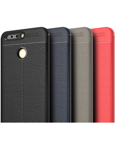 P9 Lite Stöttåligt &amp; Stötdämpande Skal LeatherBack