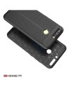 P9 Lite Stöttåligt &amp; Stötdämpande Skal LeatherBack