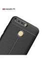 P9 Lite Stöttåligt &amp; Stötdämpande Skal LeatherBack