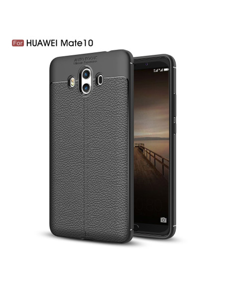 Mate 10 Lite Stöttåligt &amp; Stötdämpande Skal LeatherBack