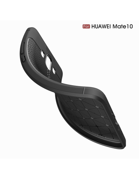 Mate 10 Lite Stöttåligt &amp; Stötdämpande Skal LeatherBack