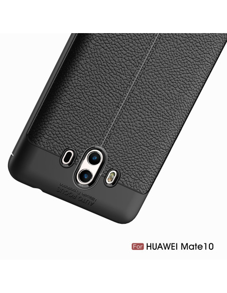 Mate 10 Lite Stöttåligt &amp; Stötdämpande Skal LeatherBack