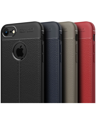iPhone 8 Stöttåligt &amp; Stötdämpande Skal LeatherBack
