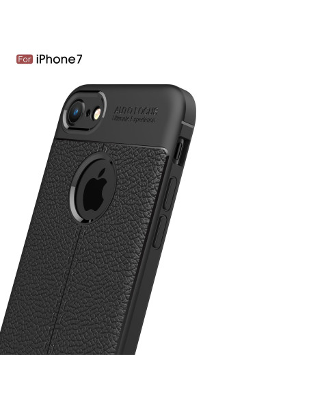 iPhone 8 Stöttåligt &amp; Stötdämpande Skal LeatherBack