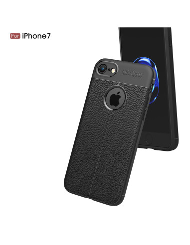 iPhone 8 Stöttåligt &amp; Stötdämpande Skal LeatherBack