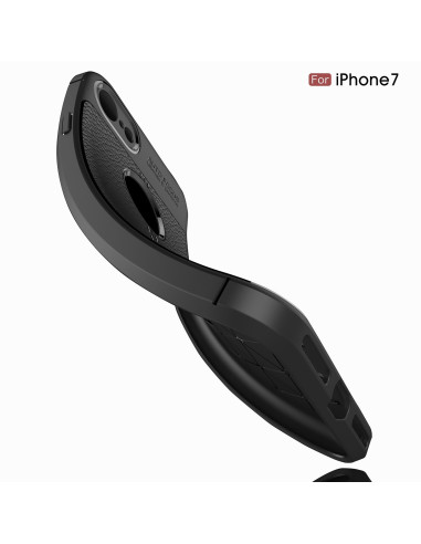 iPhone 8 Stöttåligt &amp; Stötdämpande Skal LeatherBack