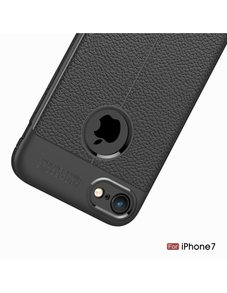 iPhone 8 Stöttåligt &amp; Stötdämpande Skal LeatherBack
