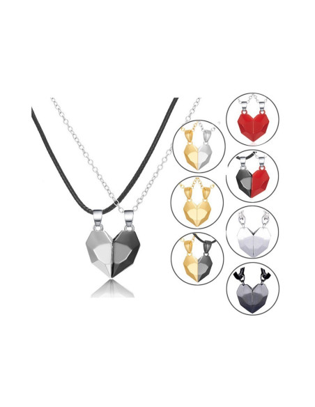 Parhalsband Eternal Promise Hjärta Magnetisk