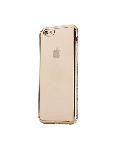 iPhone 7 Plus | Trendigt & Lyxigt Gummiskal Strasskant