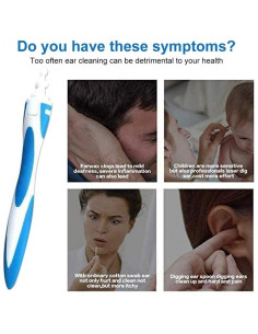 Verktyg för Borttagning av Öronvax Öronvaxrengörare 16 Spetsar